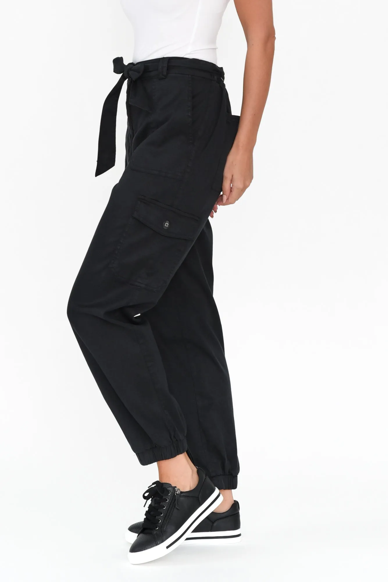 Canterbury Charcoal Lyocell Cargo Pants
