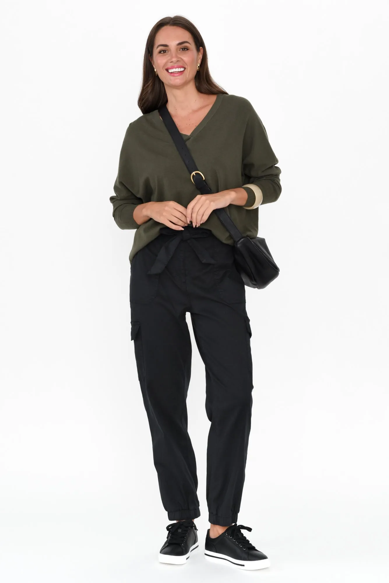 Canterbury Charcoal Lyocell Cargo Pants