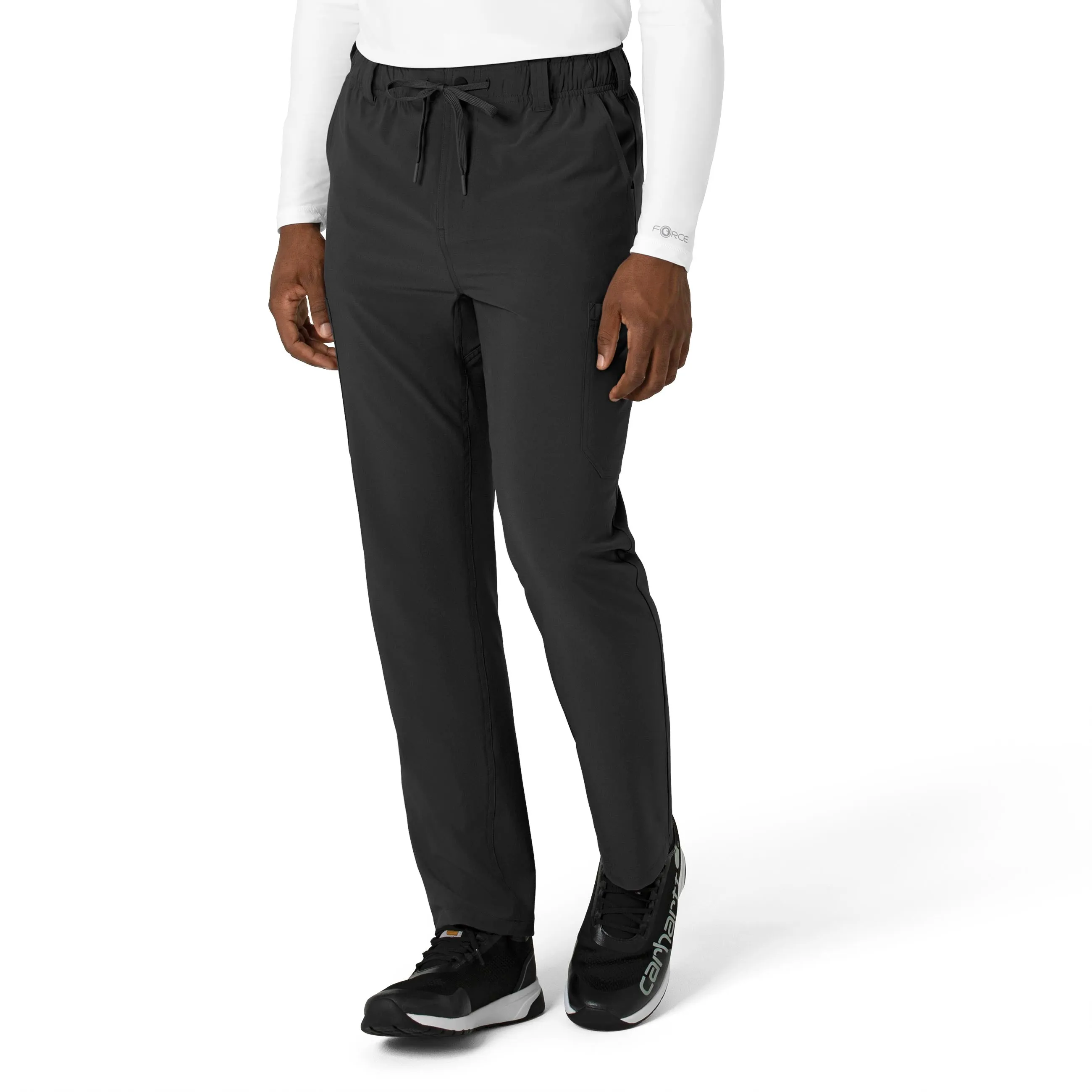 Carhartt Force Cross-Flex Men's Straight Leg Scrub Pant - Black
