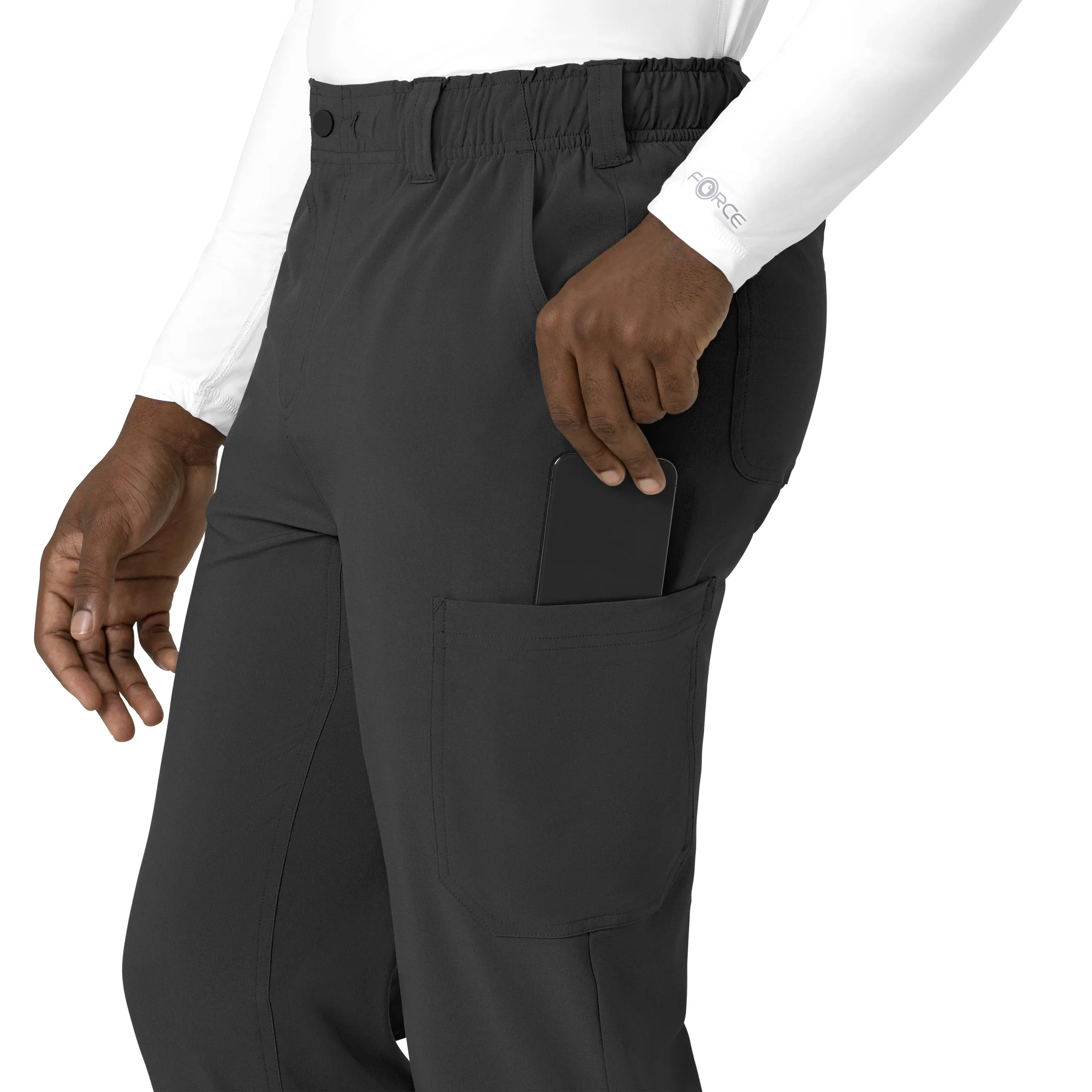 Carhartt Force Cross-Flex Men's Straight Leg Scrub Pant - Black