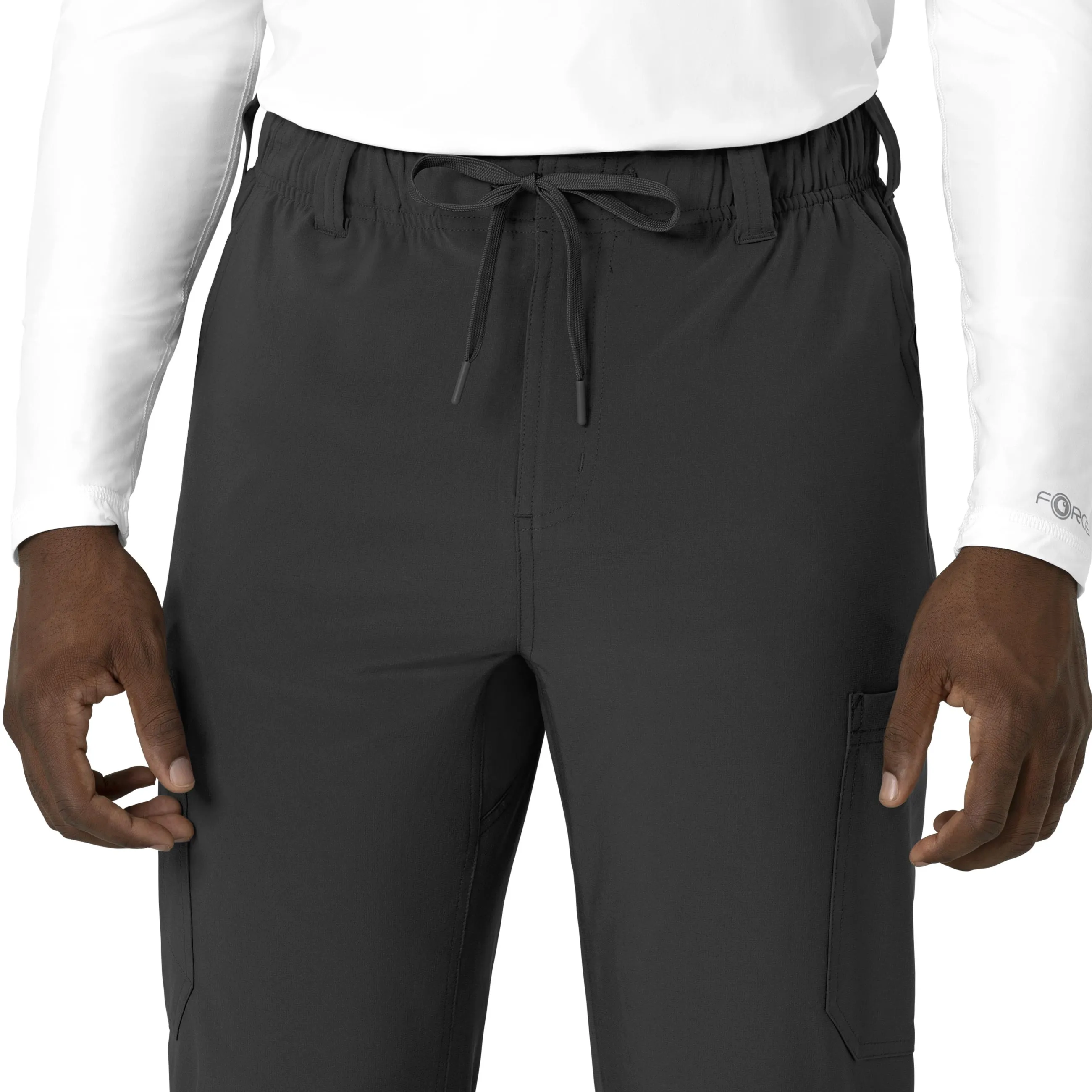 Carhartt Force Cross-Flex Men's Straight Leg Scrub Pant - Black