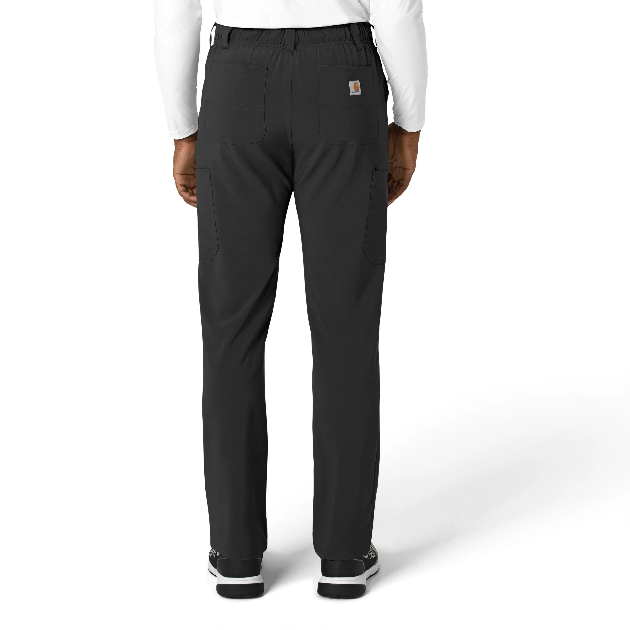 Carhartt Force Cross-Flex Men's Straight Leg Scrub Pant - Black