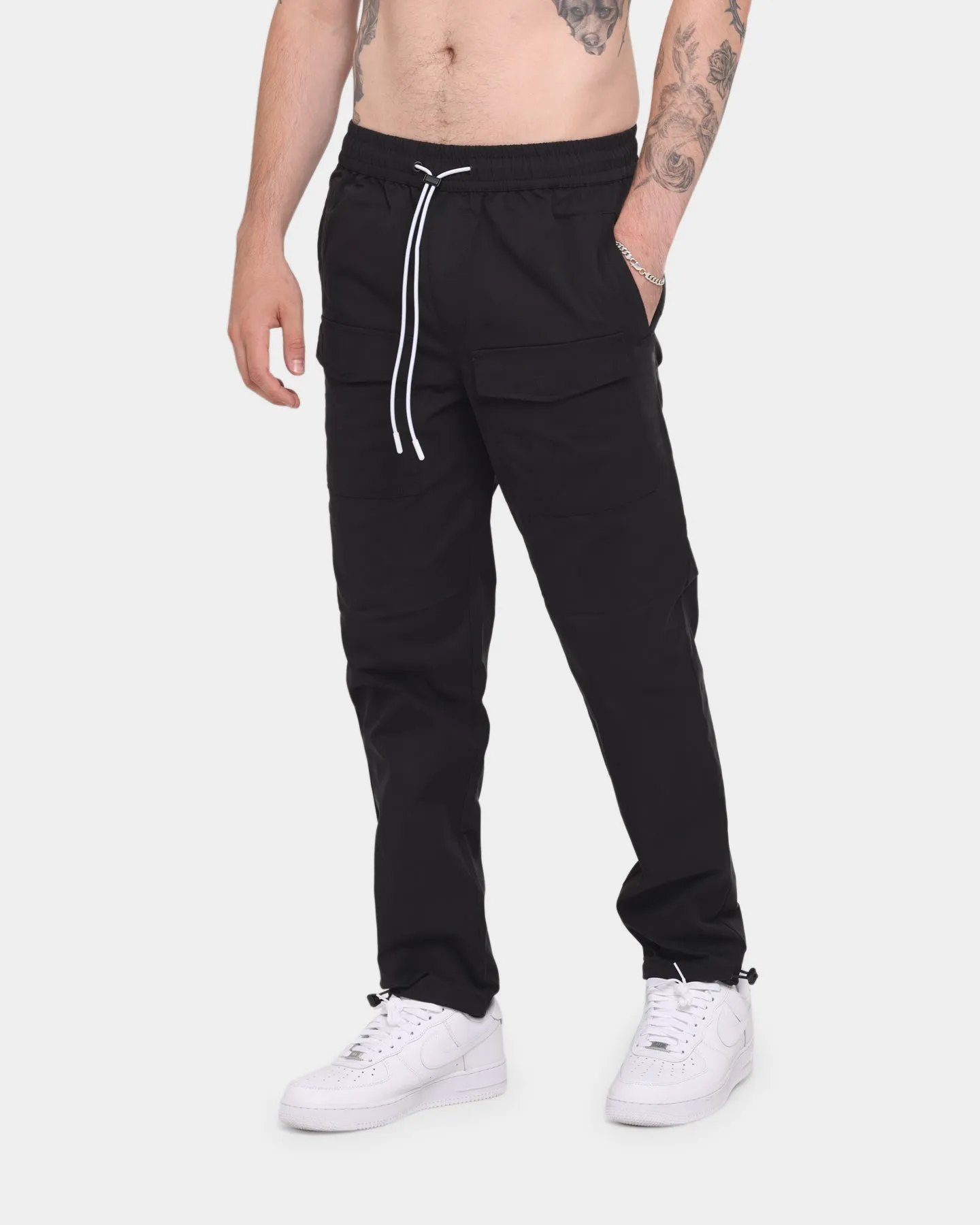 Carré Artisan Cargo Pant Washed Black
