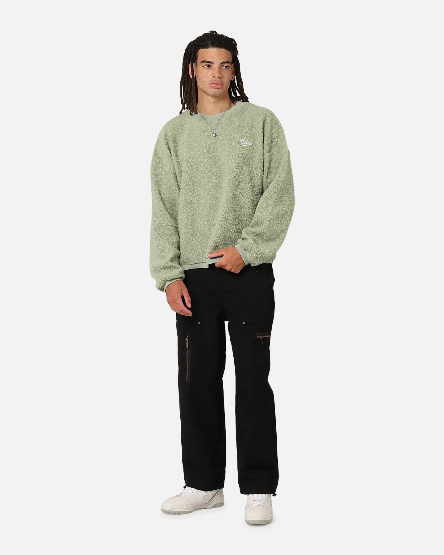Carre Zip Cargo Pant Black