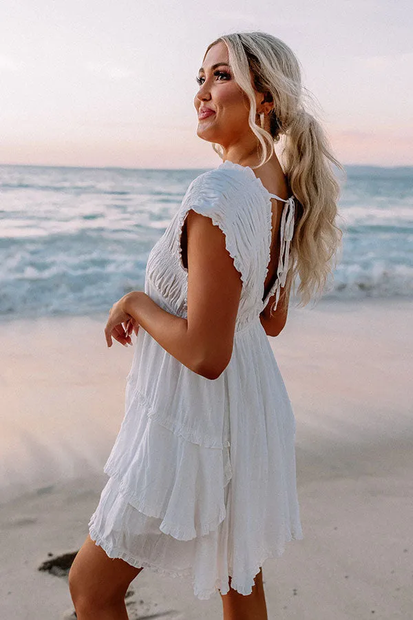 Champagne Cruising Babydoll Dress