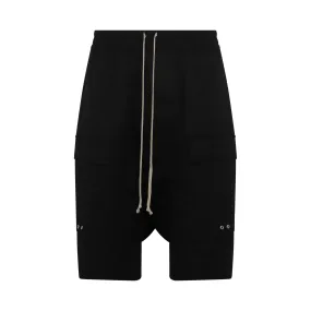 Classic Cargo Pods Shorts in Black