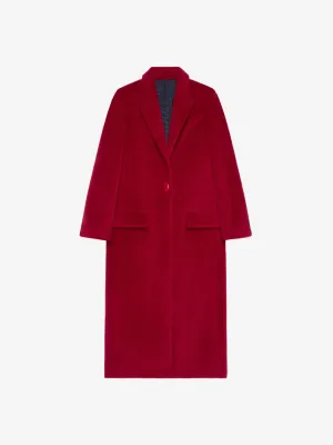 Coat In Alpaca Wool