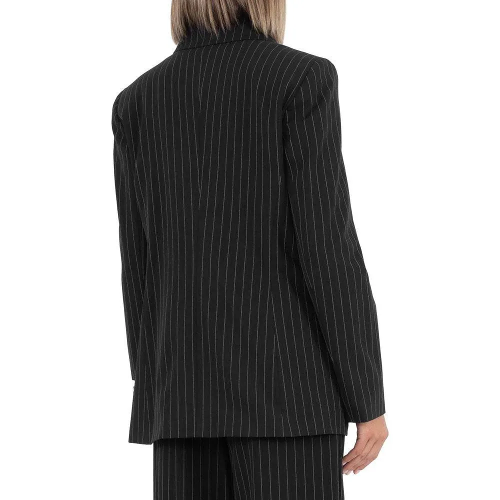 Comme Des Fuckdown Black Polyester Suits & Blazer