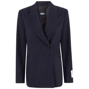 Comme Des Fuckdown Blue Polyester Suits & Blazer