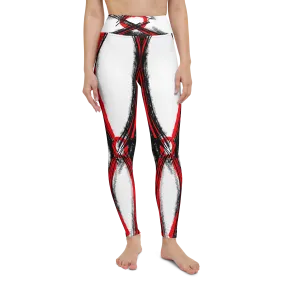Contour Shapewear Red High Waisted Leggings