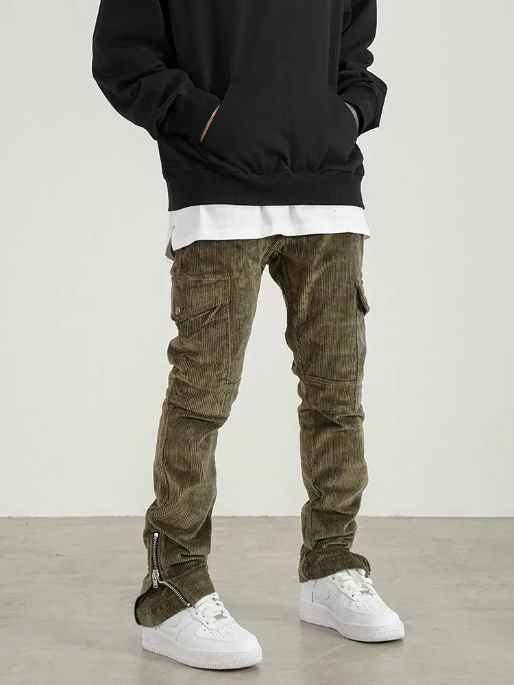 CORDUROY CARGO PANTS