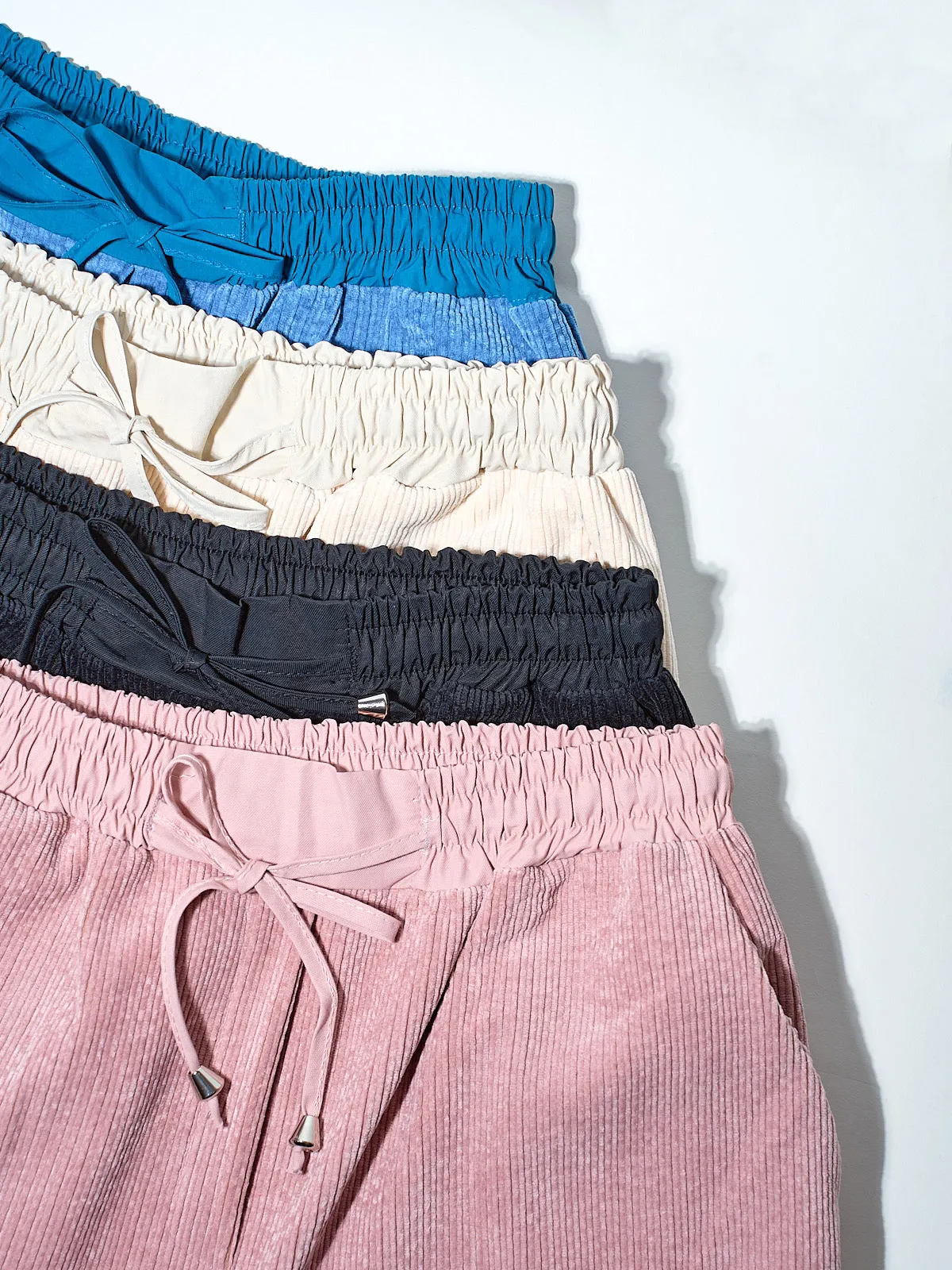 Corduroy Wide Leg Pants (4 Colours)