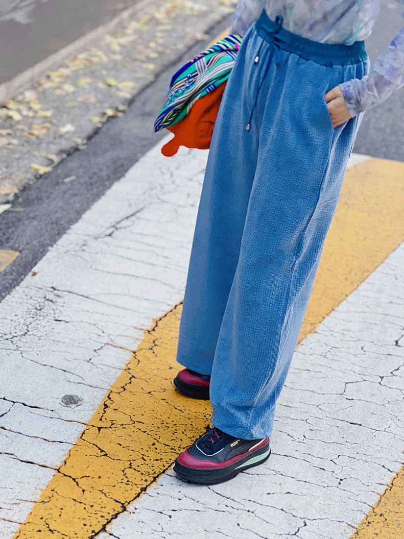 Corduroy Wide Leg Pants (4 Colours)