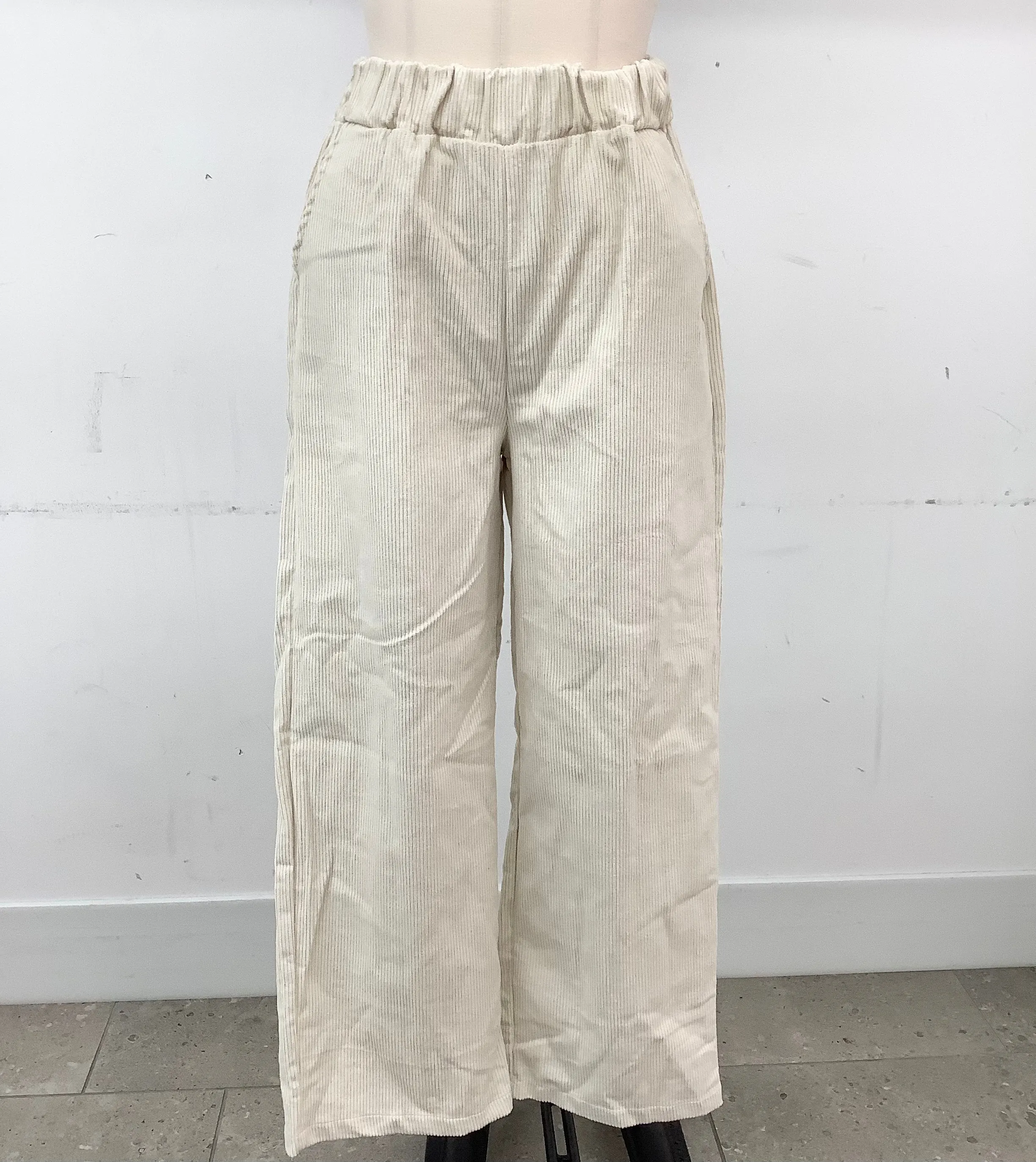 CORDUROY WIDE PANTS