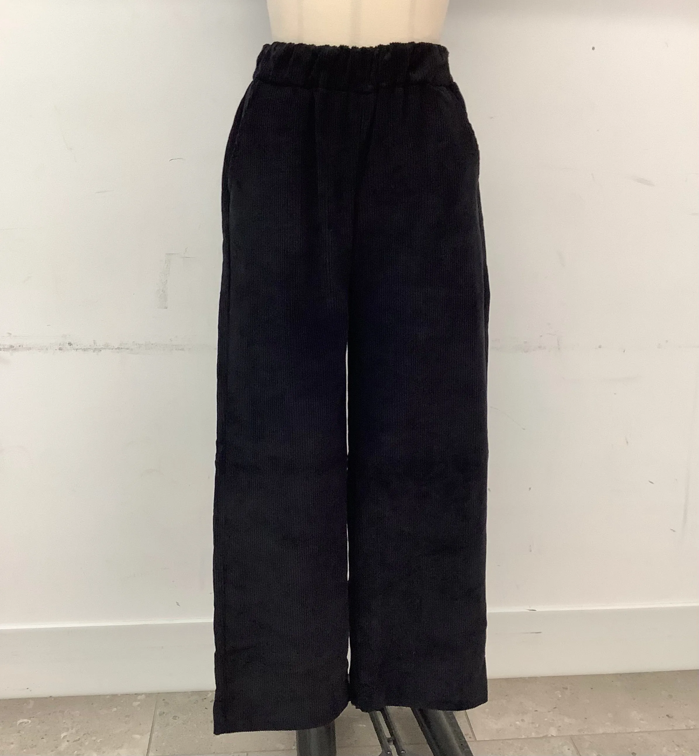 CORDUROY WIDE PANTS