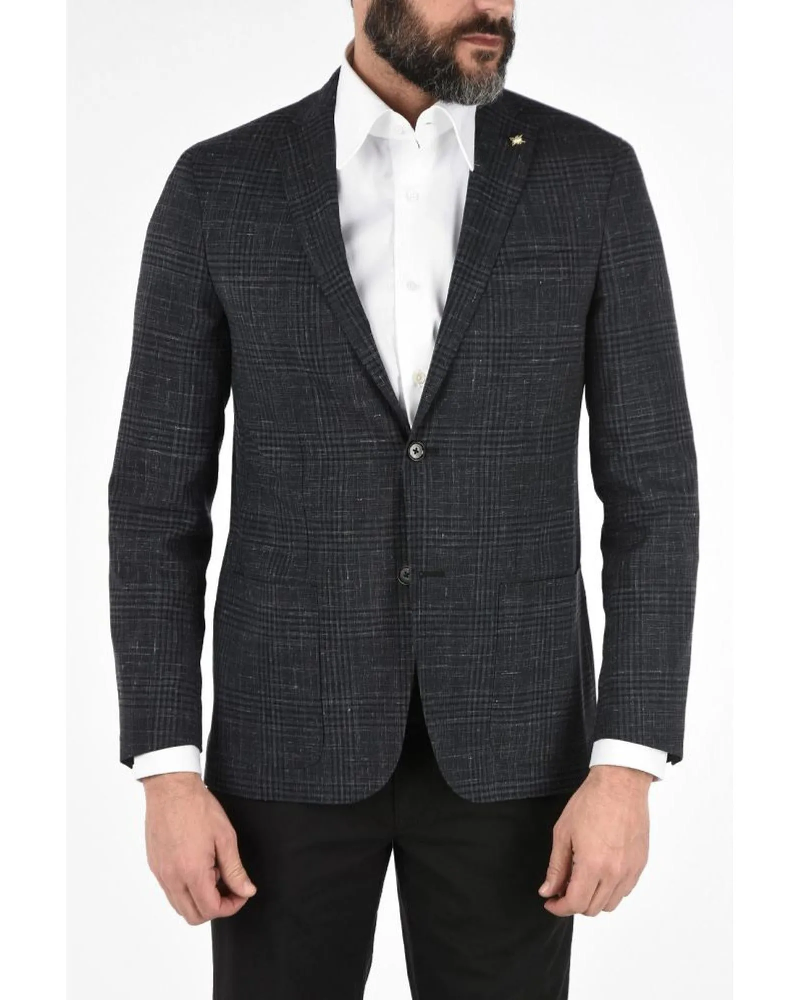 Corneliani Men's Classic Fit Blazer in Black