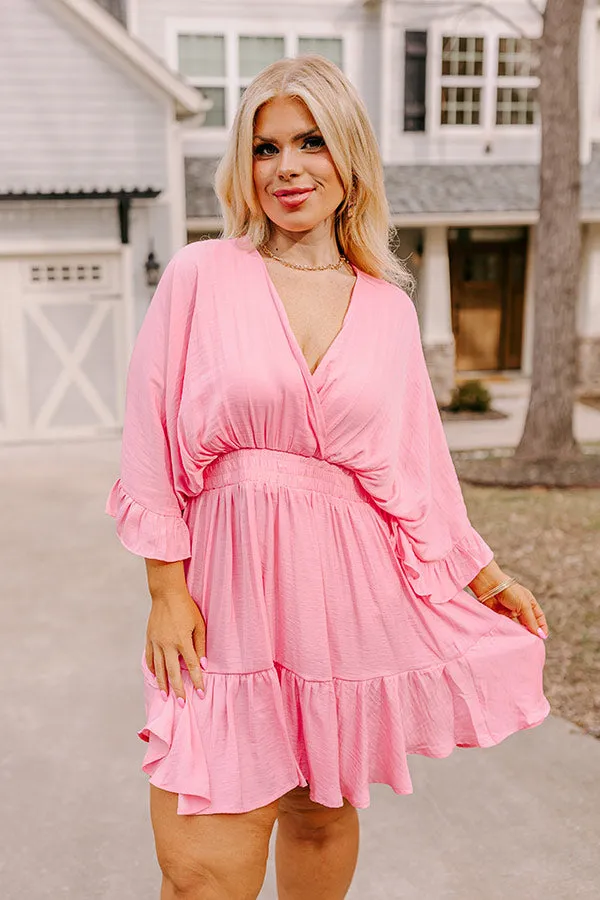 Daytona Date Night Dress In Pink Curves