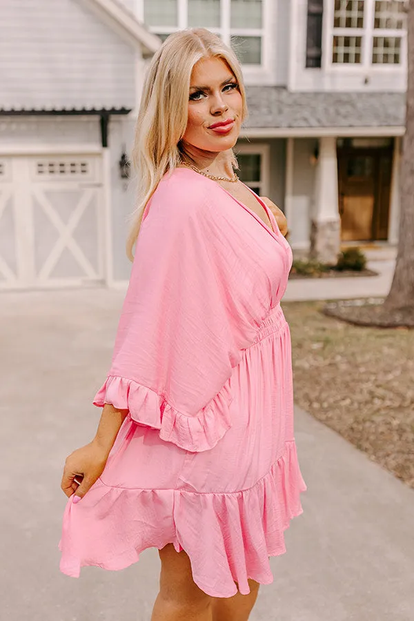 Daytona Date Night Dress In Pink Curves