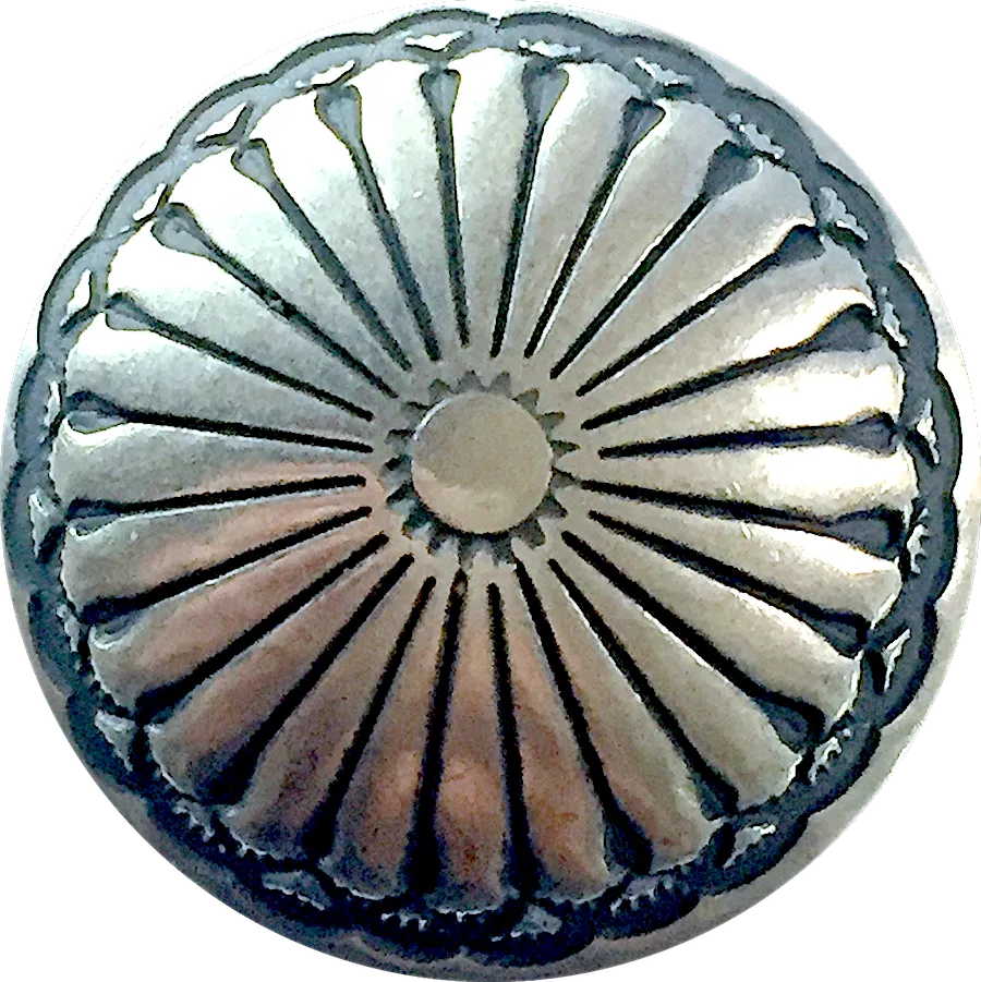Desert Aster Large SCREW BACK 1-1/4"  #SW-59