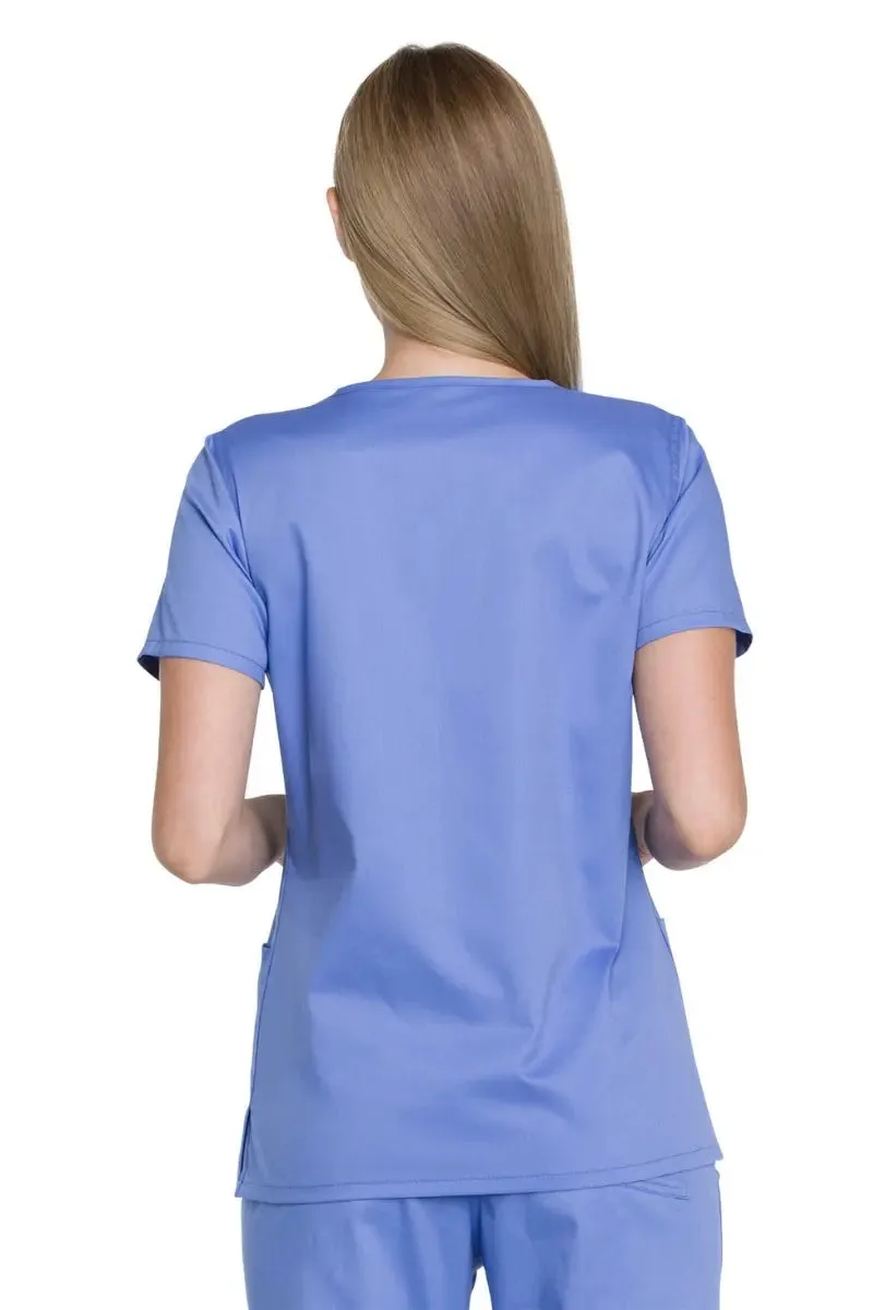 Dickies Industrial Women's Petite Pants Scrub Set | Ceil Blue