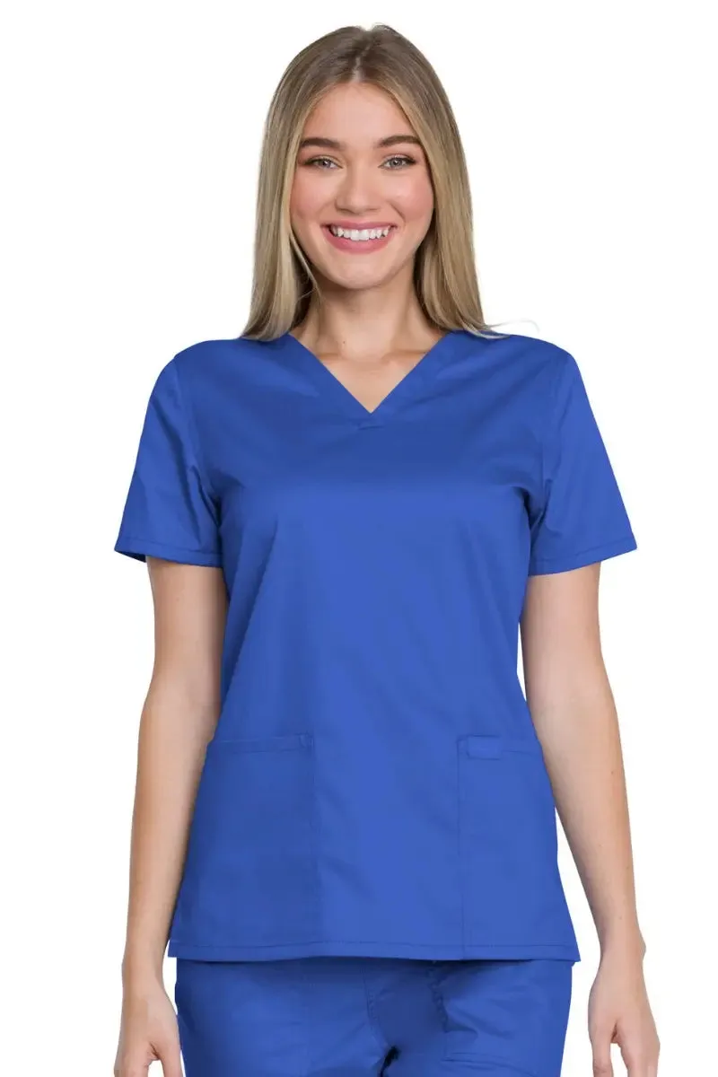 Dickies Industrial Women's Petite Pants Scrub Set | Royal Blue