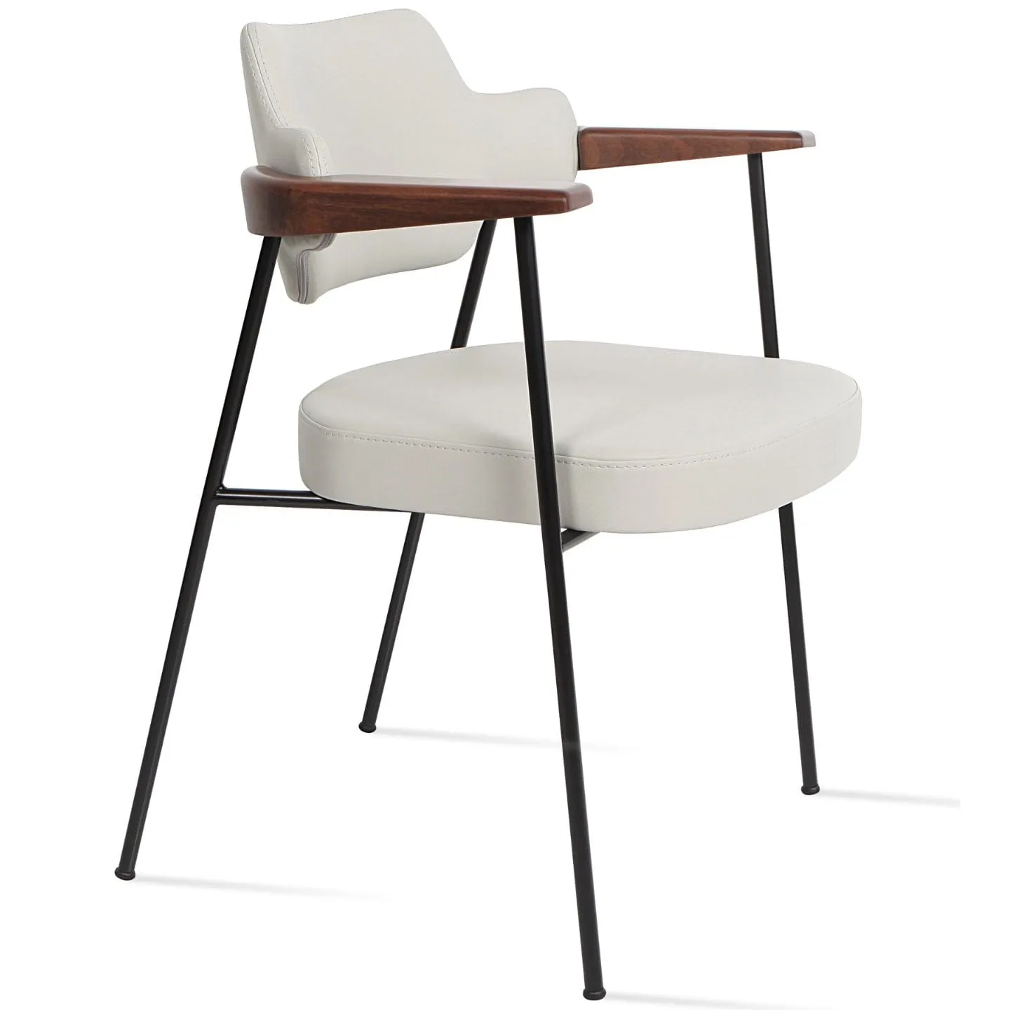 Dining Chairs with Metal Legs Palu Grey