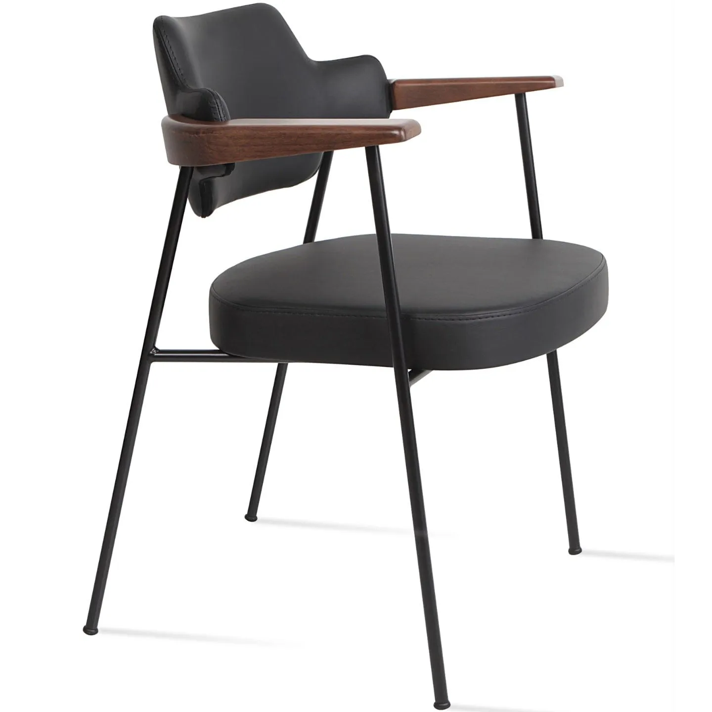 Dining Chairs with Metal Legs Palu Grey