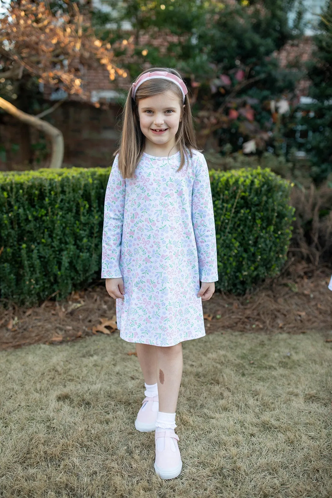 Dotsy Floral Knit Dress