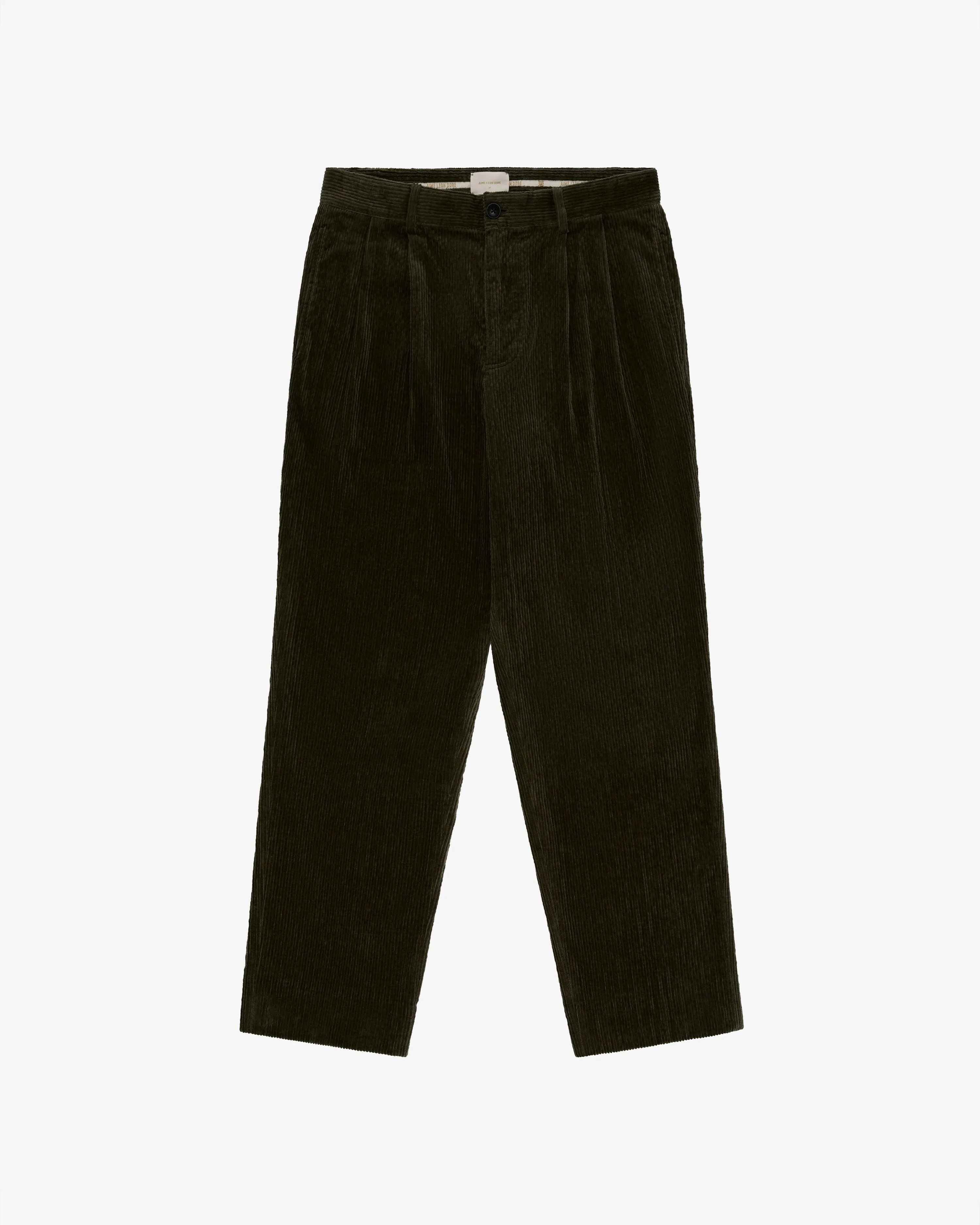 Double Pleated Corduroy Pant