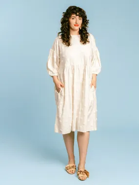 Elena Dress White Big Dot