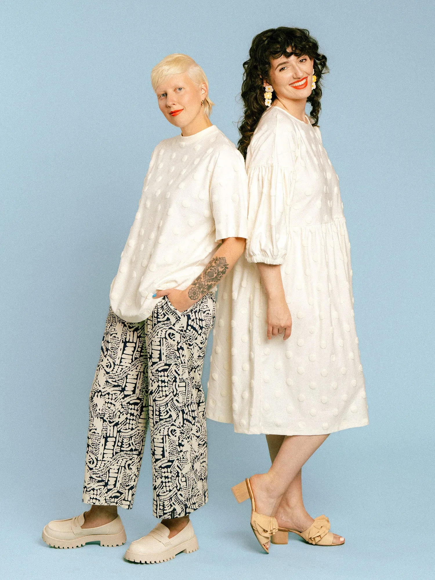 Elena Dress White Big Dot