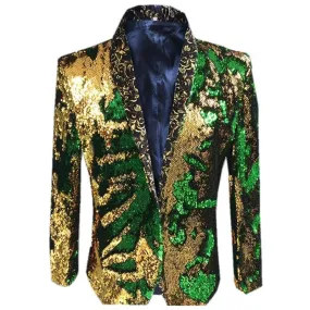 Fancy Sequined Men Blazer