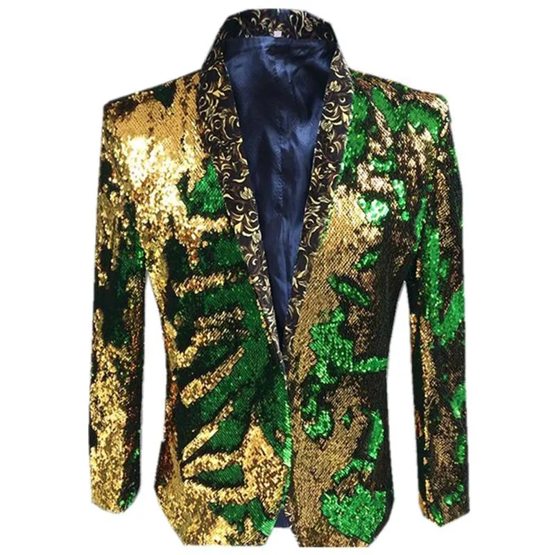 Fancy Sequined Men Blazer