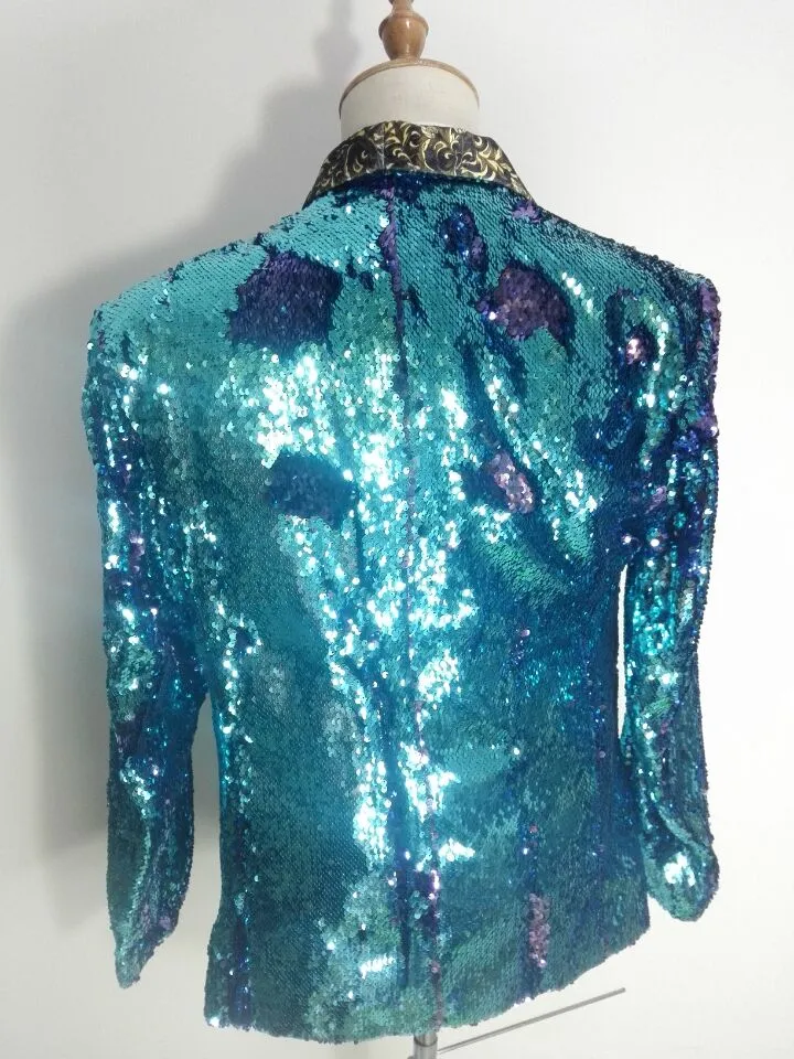 Fancy Sequined Men Blazer