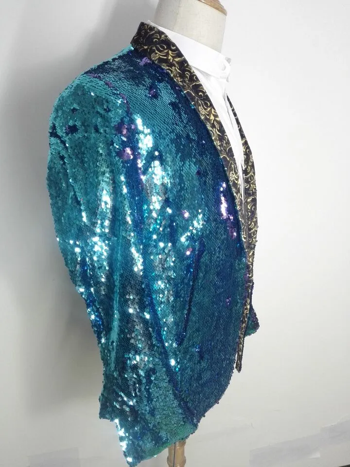Fancy Sequined Men Blazer