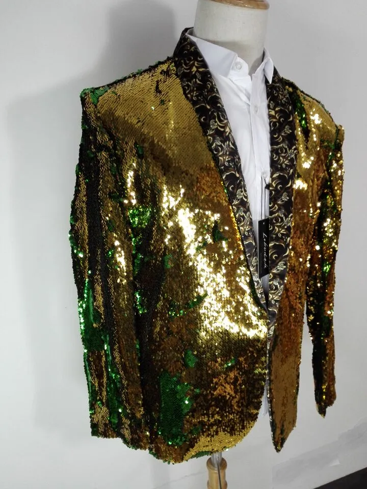 Fancy Sequined Men Blazer