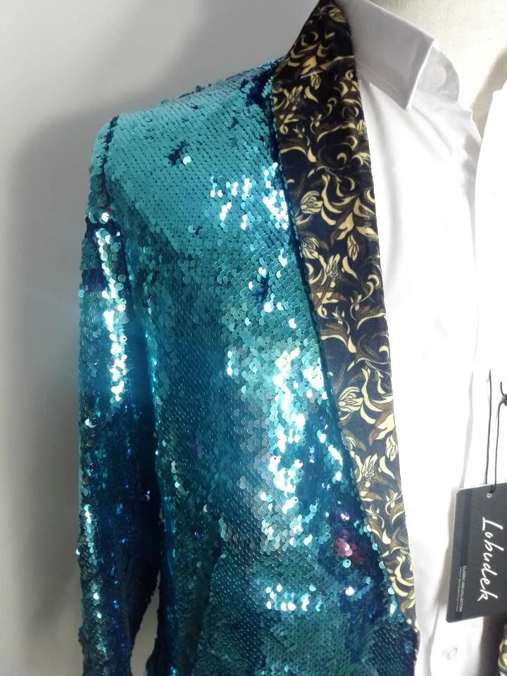Fancy Sequined Men Blazer