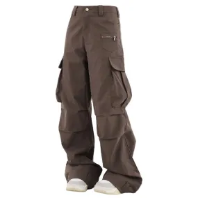 Fashionkova Downtown Girl Brown Cargo Pants