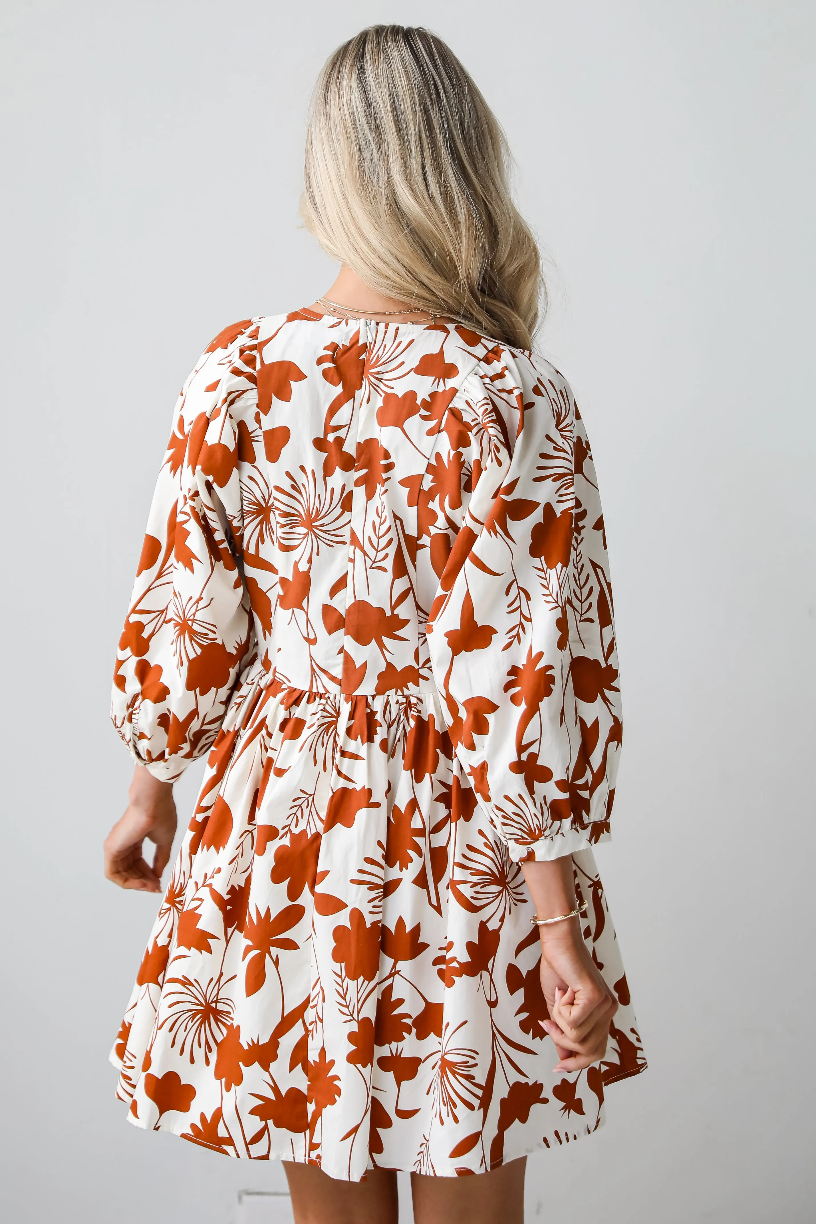 FINAL SALE - Pretty Whimsy Floral Babydoll Mini Dress