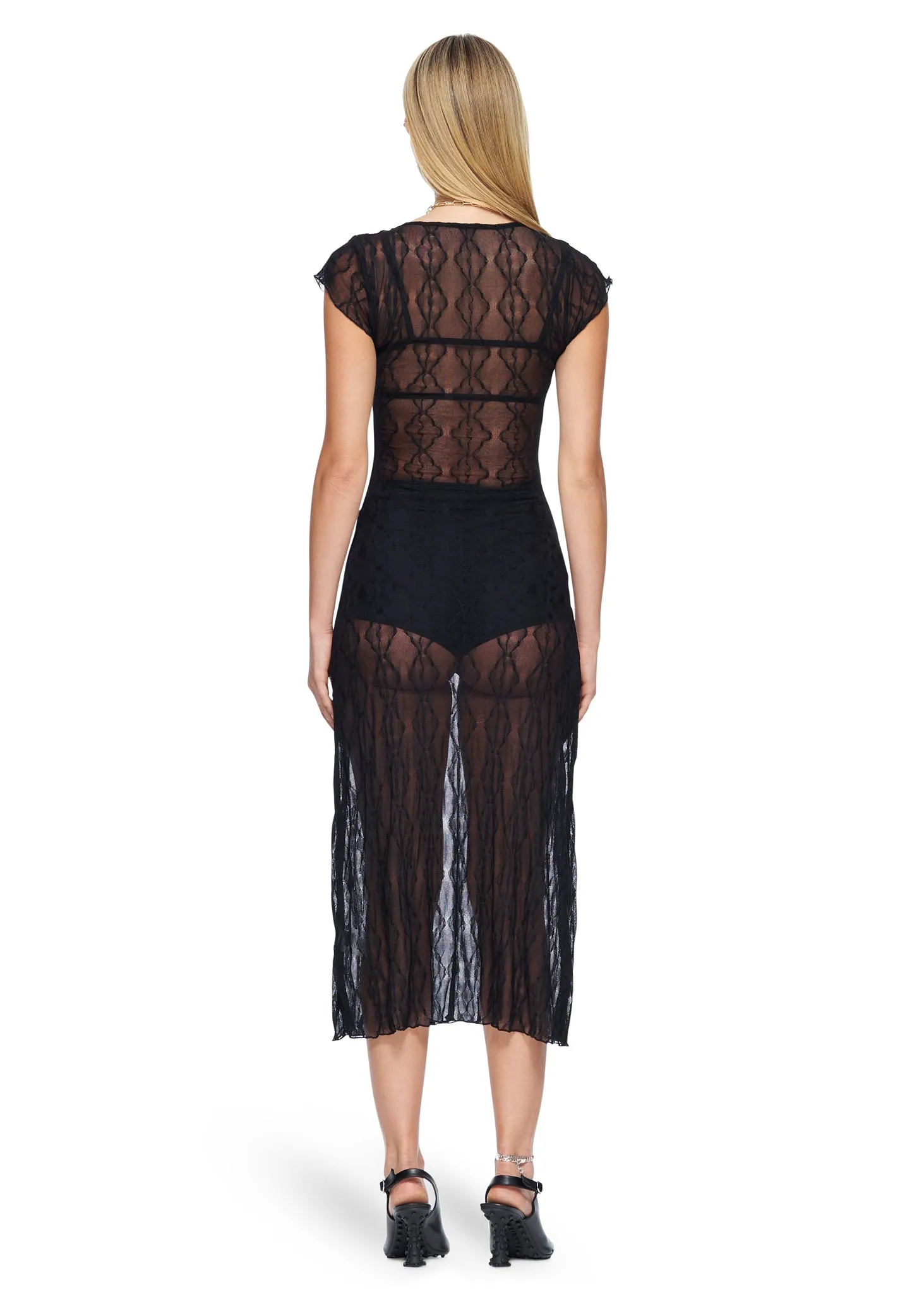 Find Me Now Mariposa Lace Midi Dress