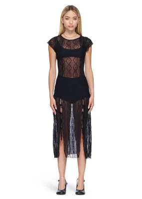 Find Me Now Mariposa Lace Midi Dress