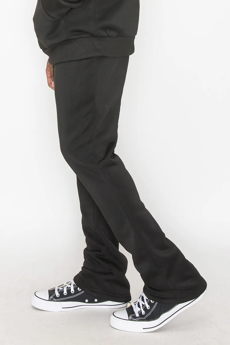 Flare Stacked Fleece Pants