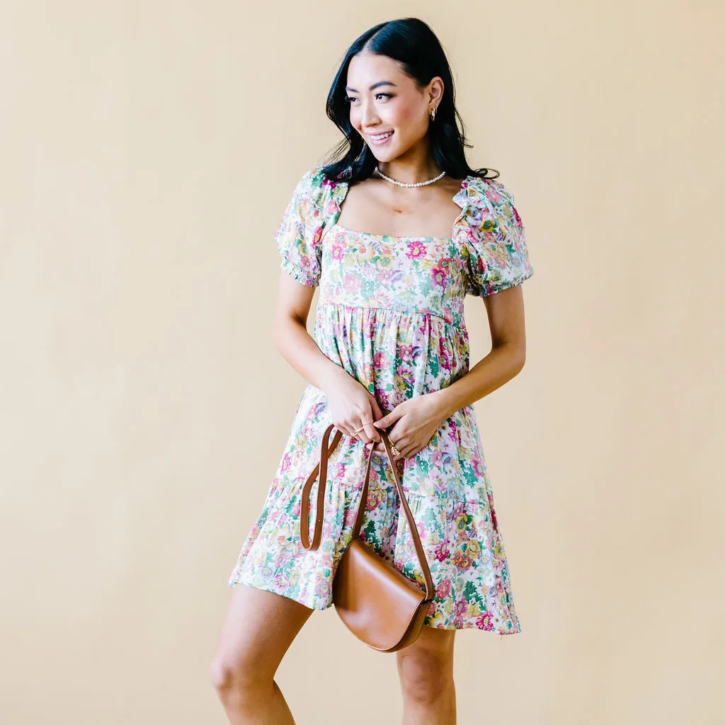 Fleur de Lis Babydoll Dress