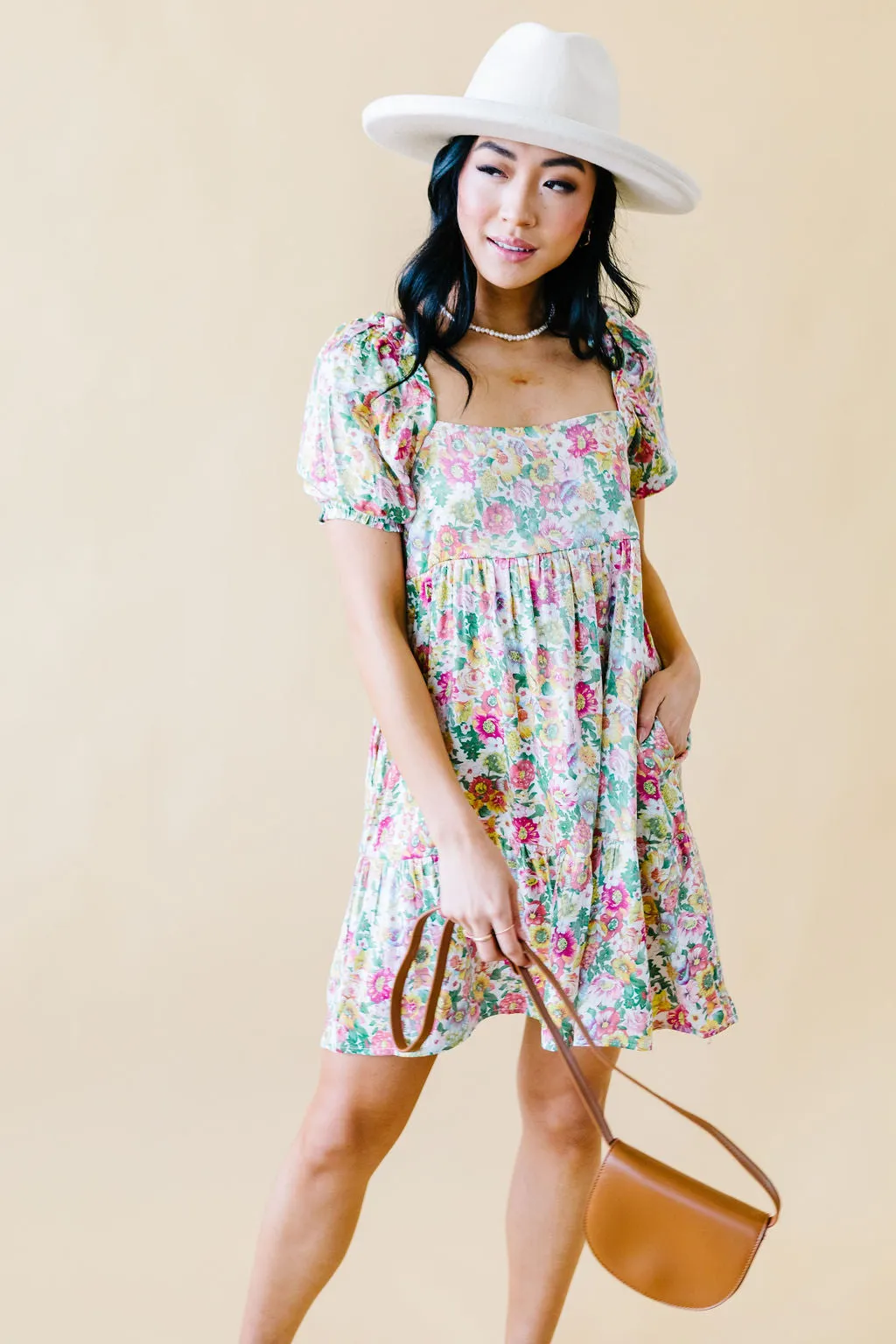 Fleur de Lis Babydoll Dress