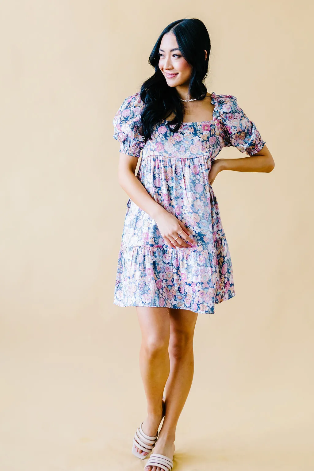 Fleur de Lis Babydoll Dress