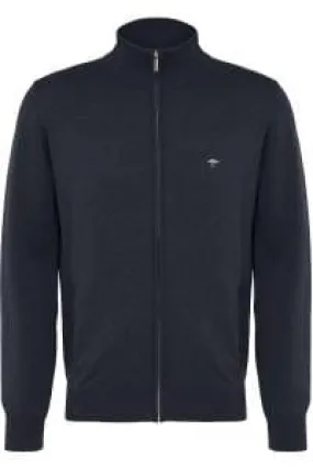 Fynch Hatton - 3XL - Full Zip Cardigan, Navy