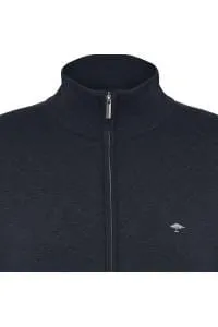 Fynch Hatton - 3XL - Full Zip Cardigan, Navy