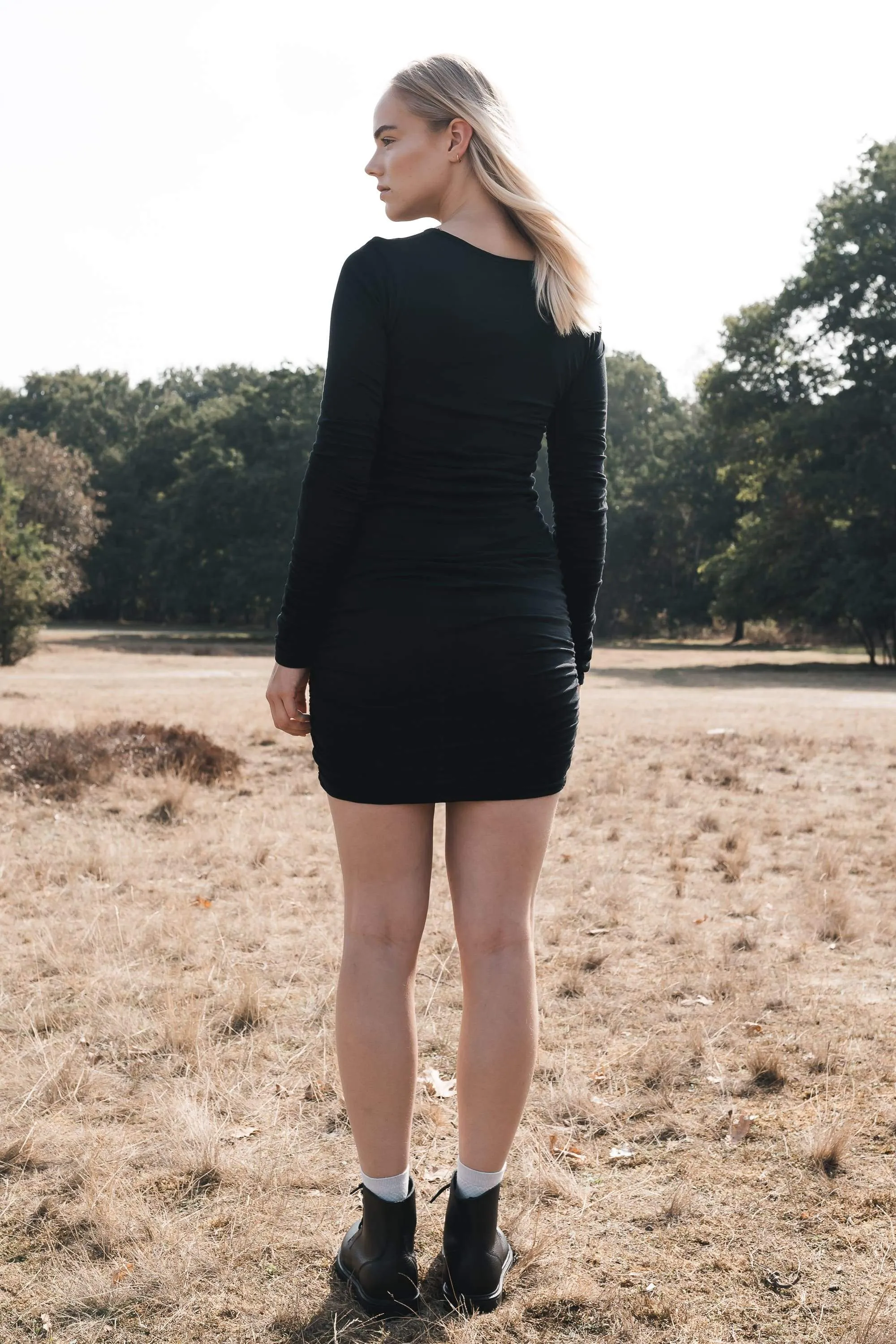gathered dress <br> by Signe