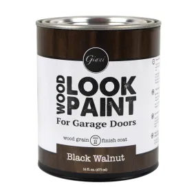 Giani Black Walnut Wood Look Grain Finish Coat for Garage Doors