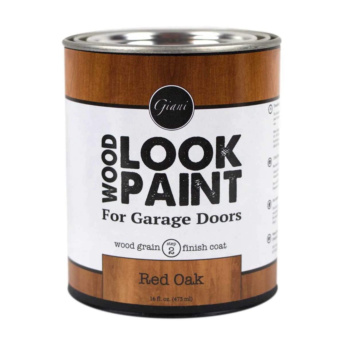 Giani Red Oak Wood Look Grain Finish Coat for Garage Doors